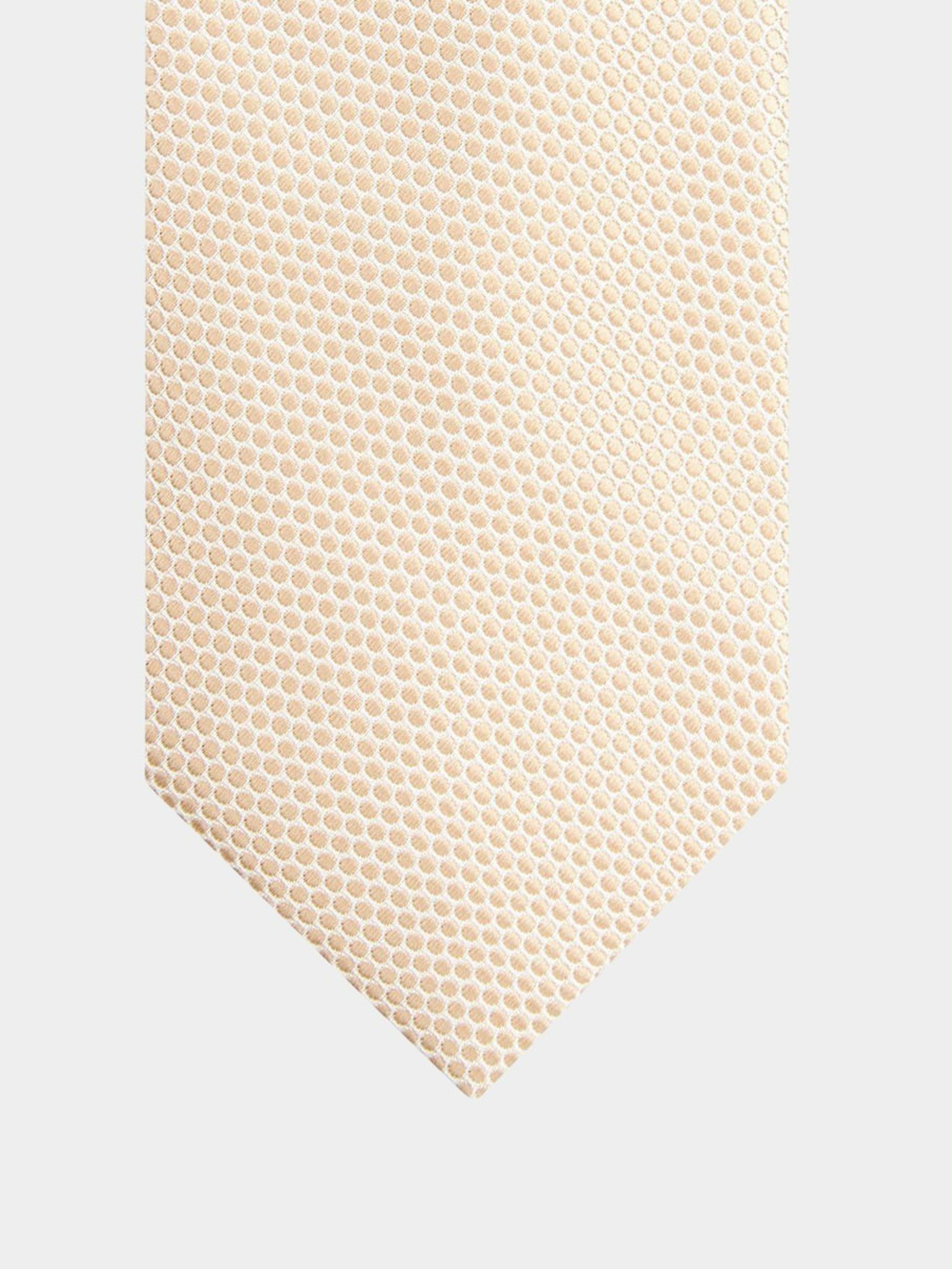 Profuomo Stropdas Beige  PPUA10033D/G