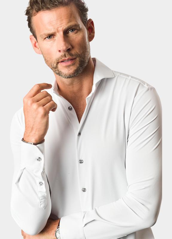 Ledub Business hemd lange mouw Wit  0143470/910-000-000