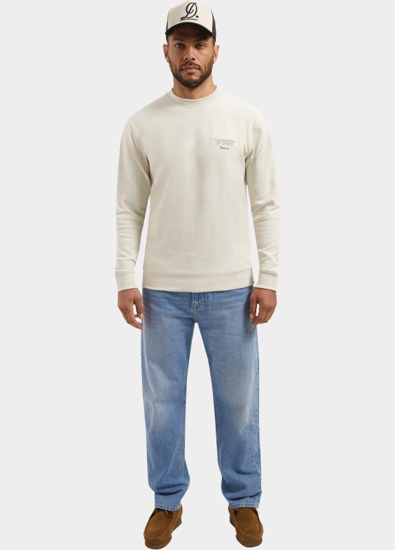 Dstrezzed Sweater heren Beige DS_Karas Artwork Crew 211810/107