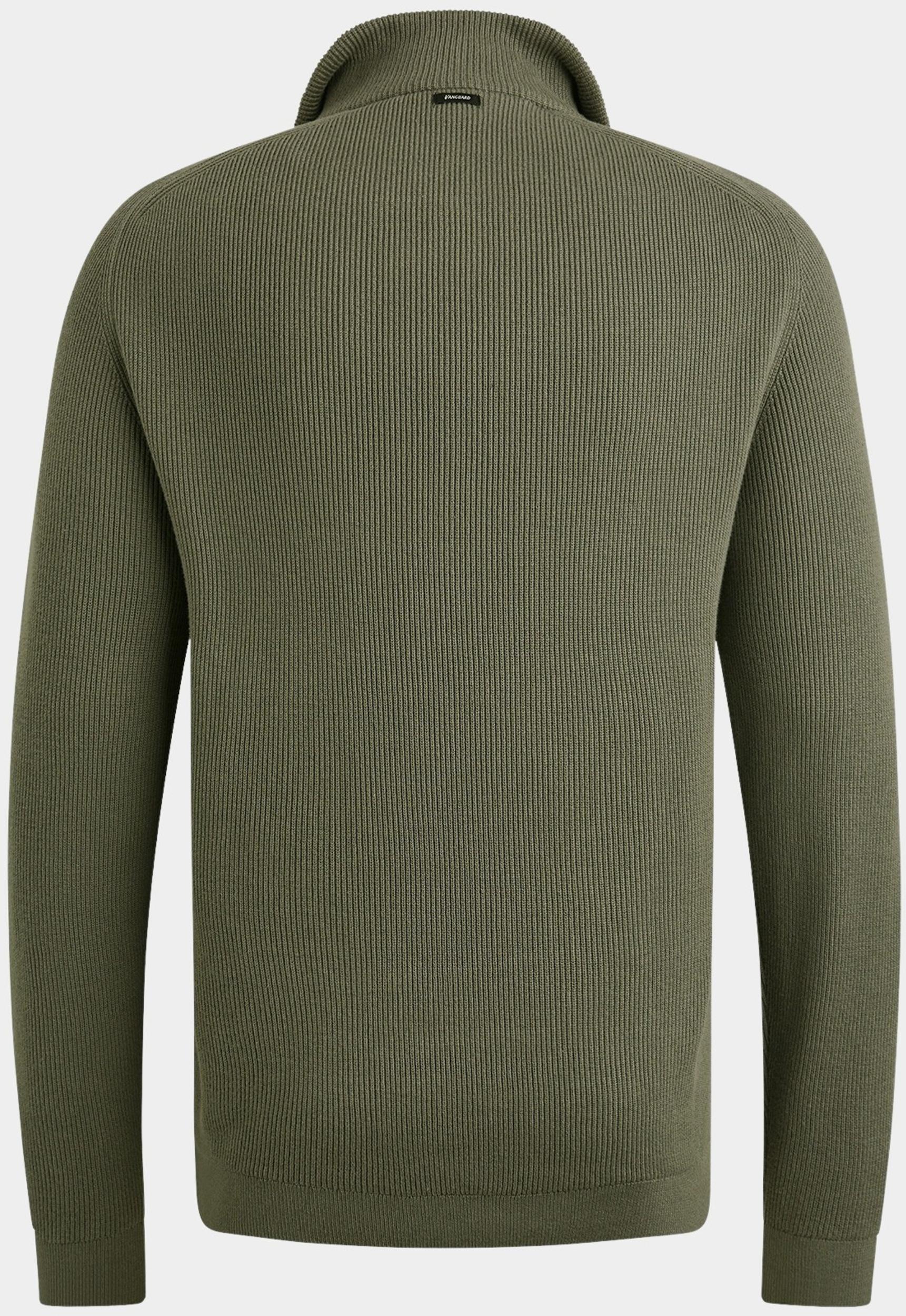 Vanguard Half Zip Groen Half zip collar cotton struct VKW2508307/6497