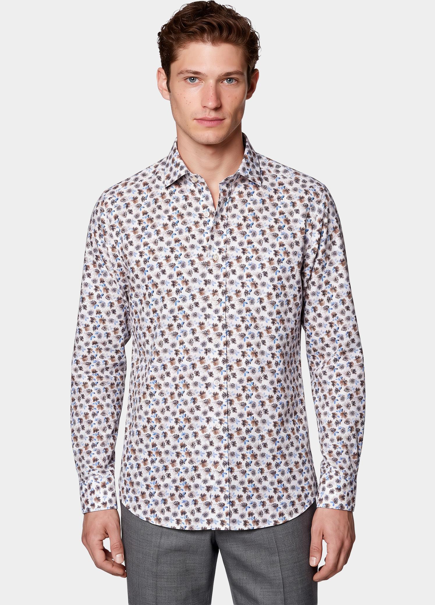 R.B. Boston Overhemd heren Multi Franklin 627670/616