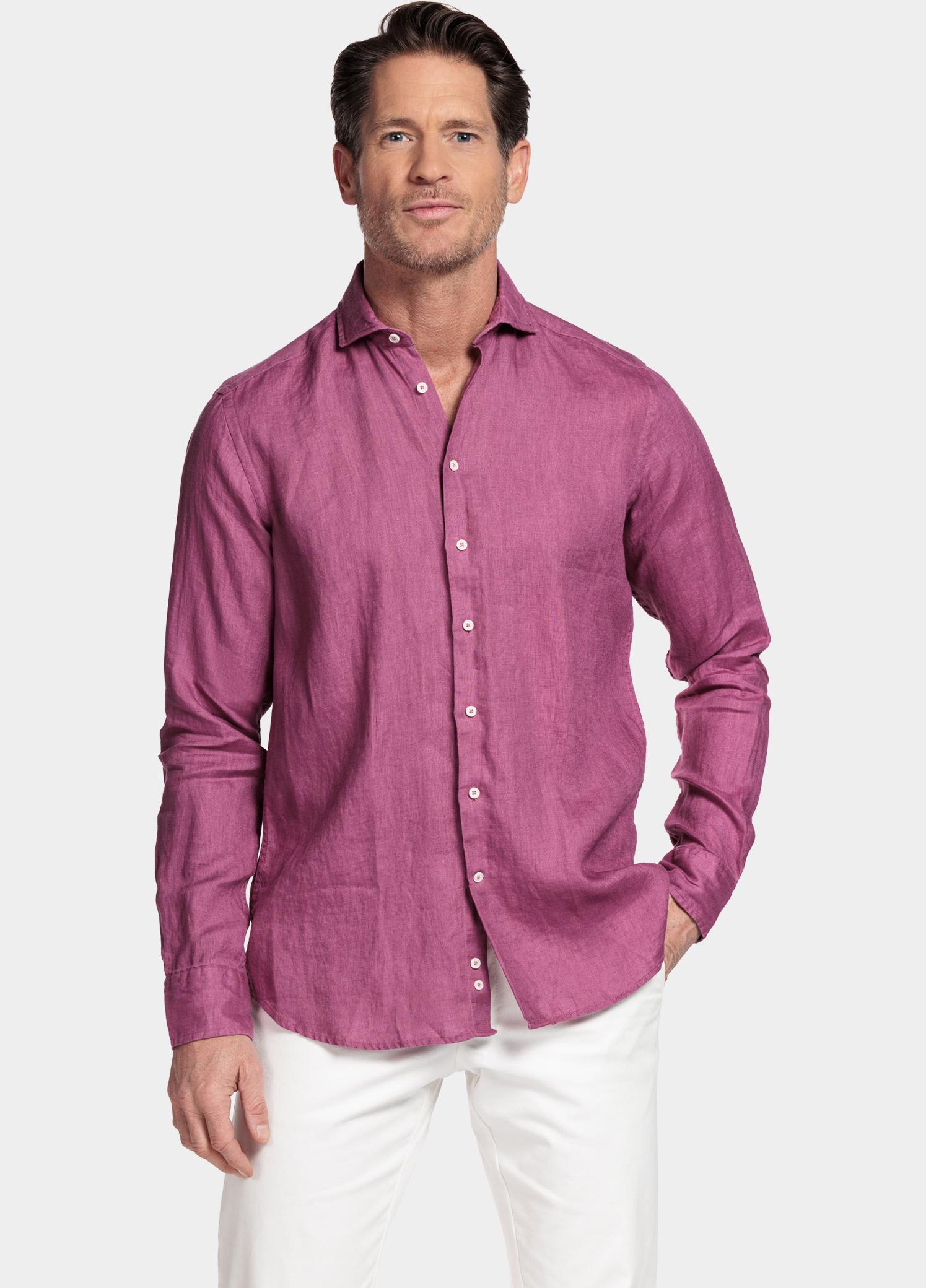Giordano Overhemd heren Roze Row Long Sleeve Cutaway Soft 617810/51