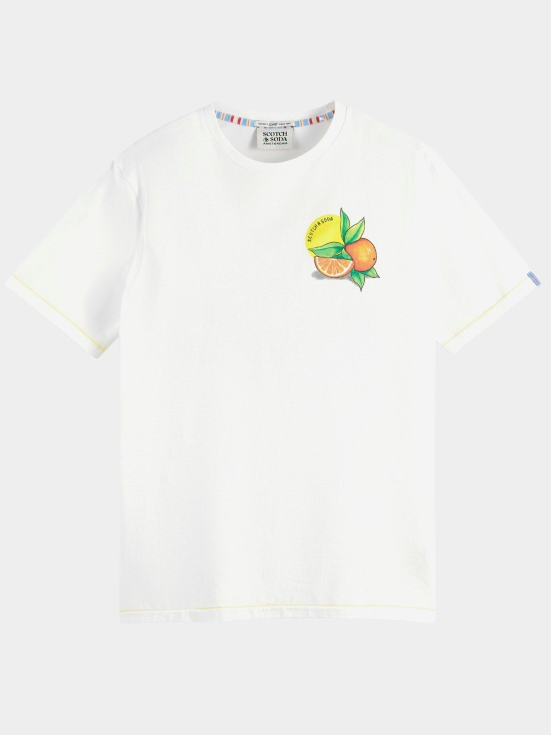 Oraal hoeveelheid verkoop Schurend 17% Korting Scotch & Soda T-shirt Korte Mouw Wit Front & Back Artwork Tee 172463/0006 | Bos Men Shop Oraal hoeveelheid verkoop Schurend 17% Korting Scotch & Soda T-shirt Korte Mouw Wit Front & Back Artwork Tee 172463/0006 | Bos Men Shop