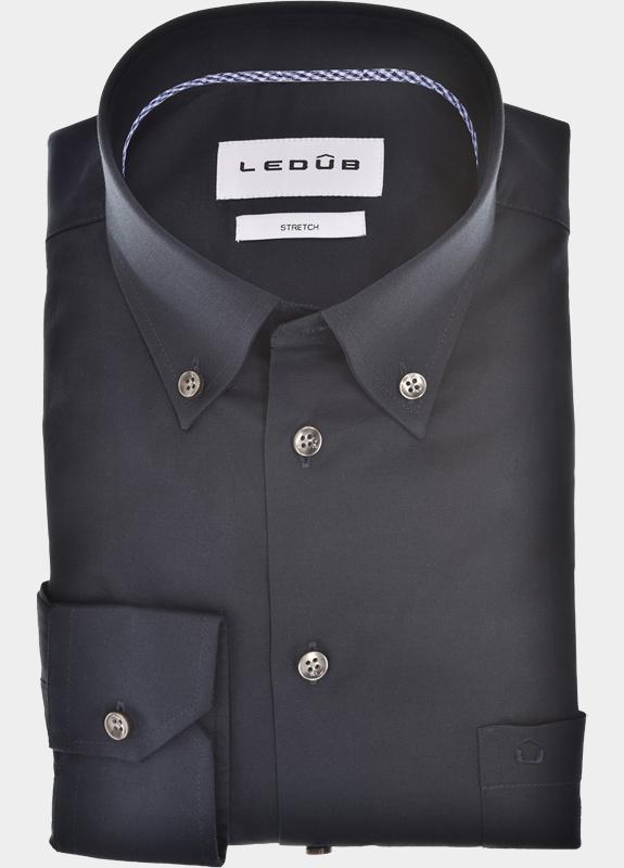 Ledub Business hemd lange mouw Blauw  0702111/190-230-000