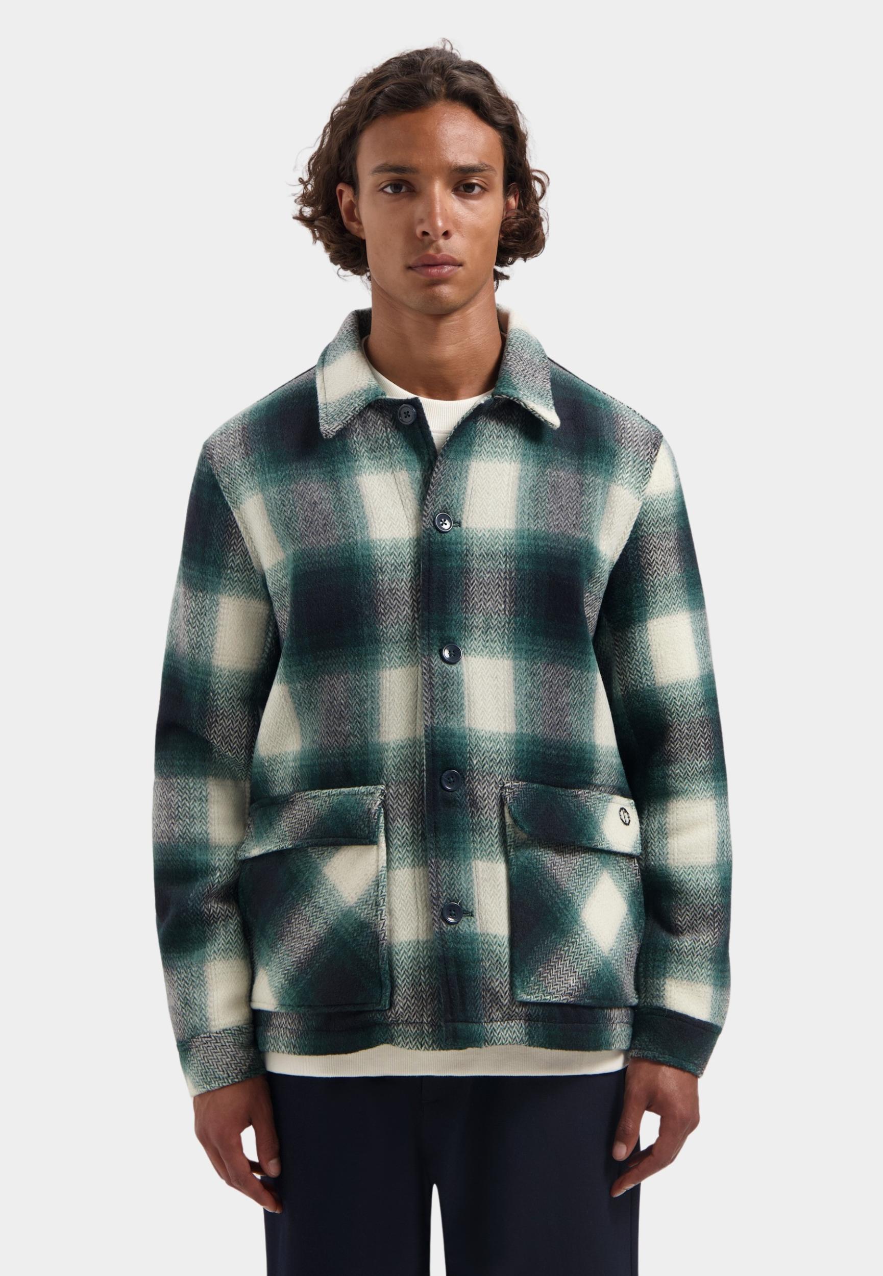 Dstrezzed Wollen Jack Groen DS_Key Check Jacket 152020/563