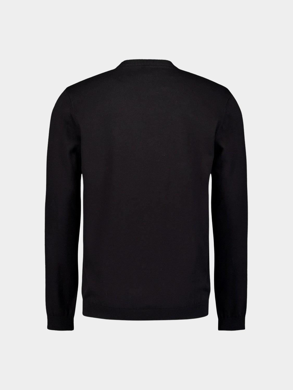 No Excess Pullover Zwart Pullover Crewneck 2 Coloured N2180/020
