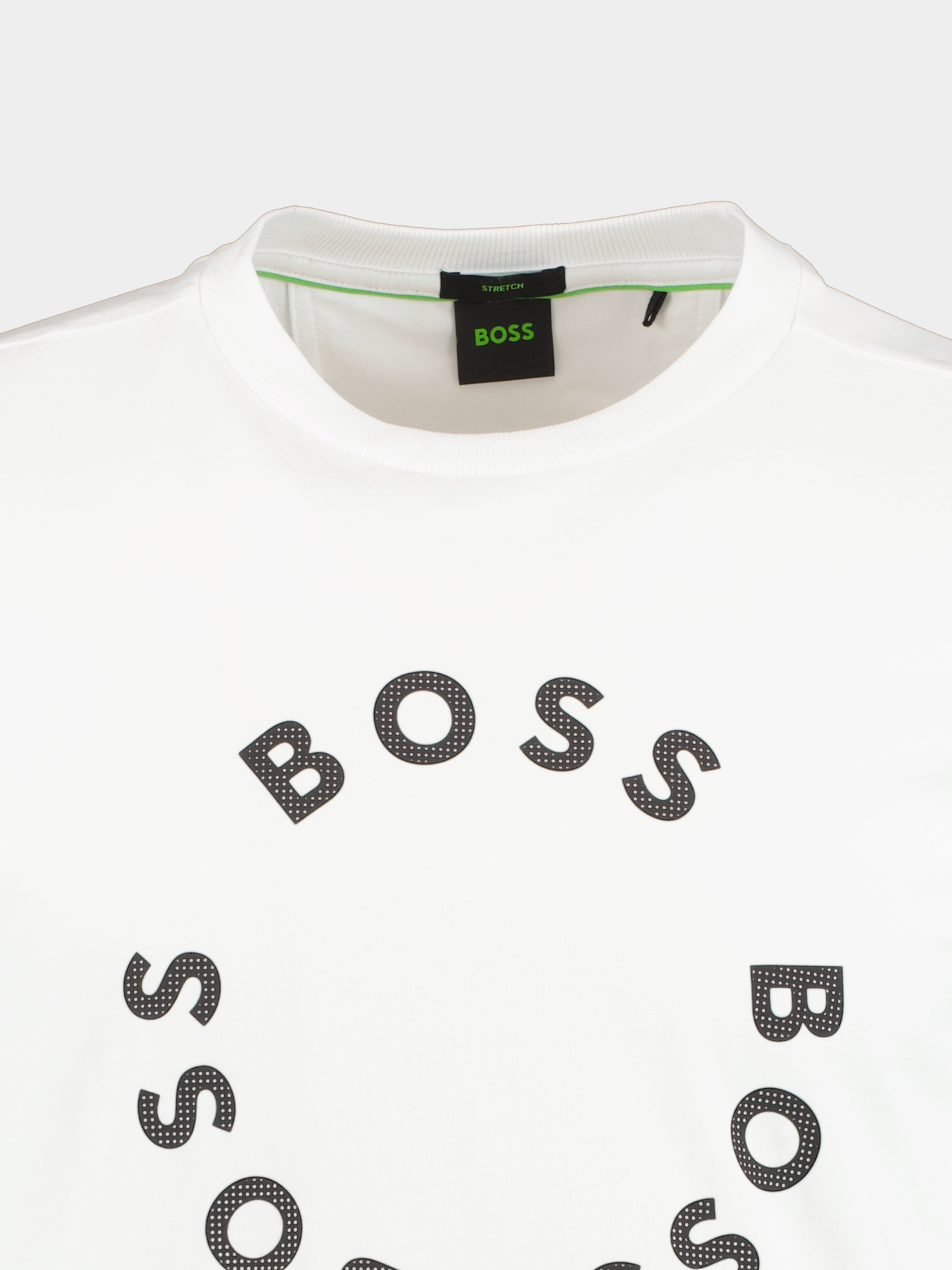 BOSS Green T-shirt korte mouw Wit Tee 4 10194355 01 50488831/100