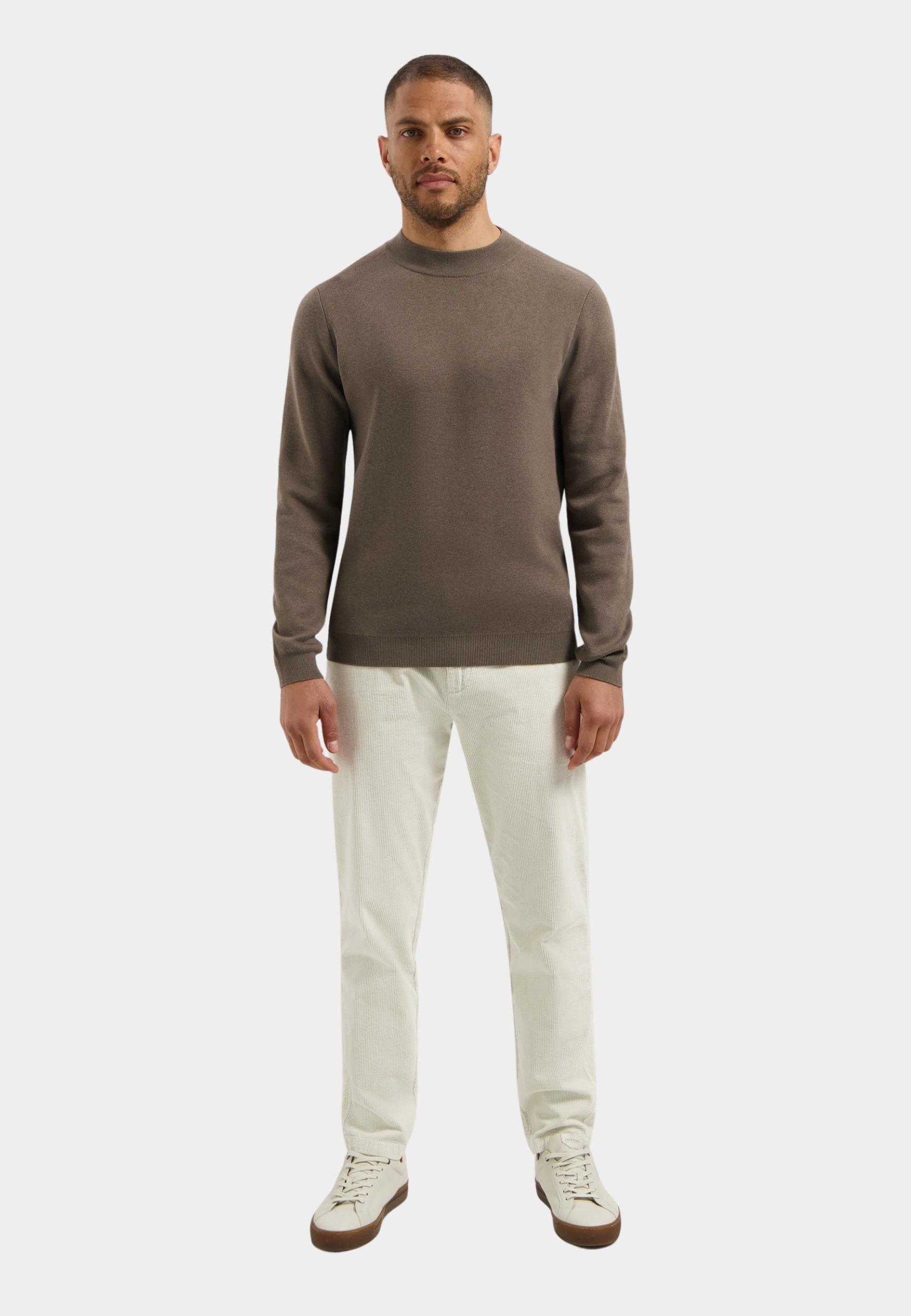 Dstrezzed Pullover Beige Archer Mocknek 405940/276 Dstrezzed Pullover Beige Archer Mocknek 405940/276