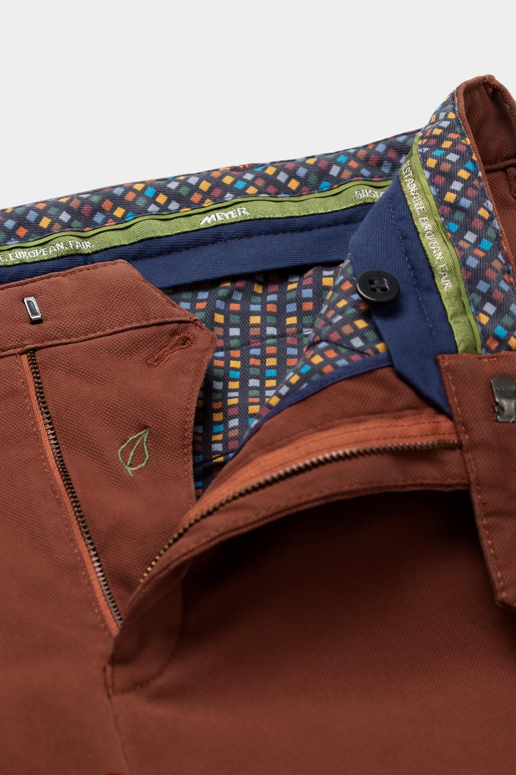 Meyer Katoenen Broek Bruin CHICAGO Art.2-5605 3322560500/48