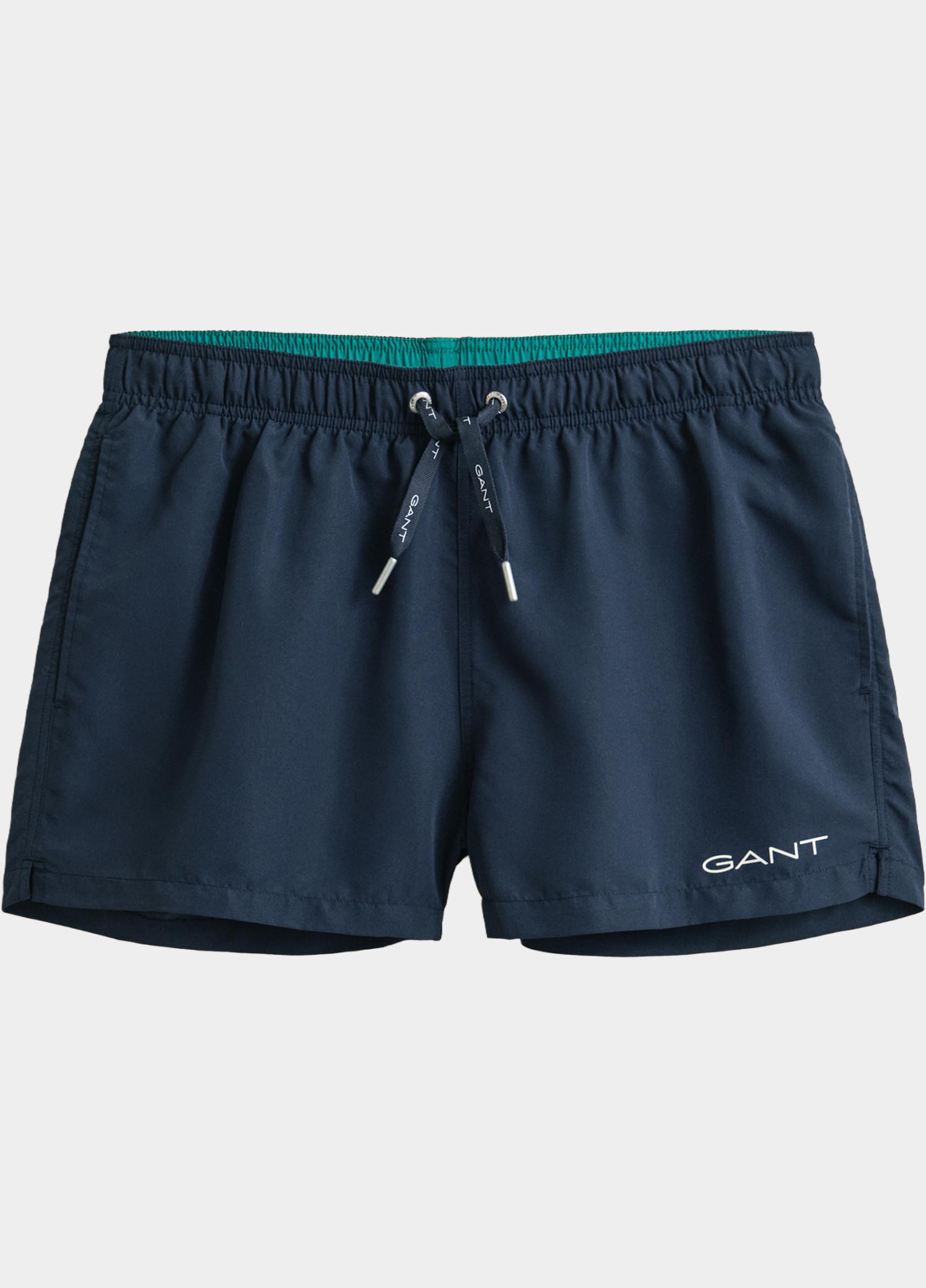 Gant Zwembroek Blauw Sneldrogende zwemshort met lo 920006500/410