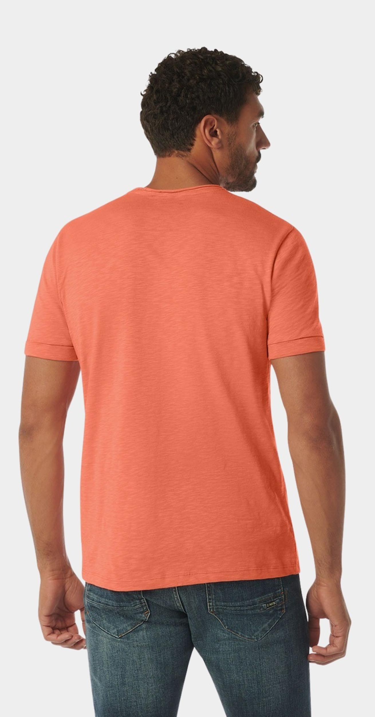 No Excess T-shirt korte mouw Roze T-Shirt Crewneck Slub 23340202SN/191