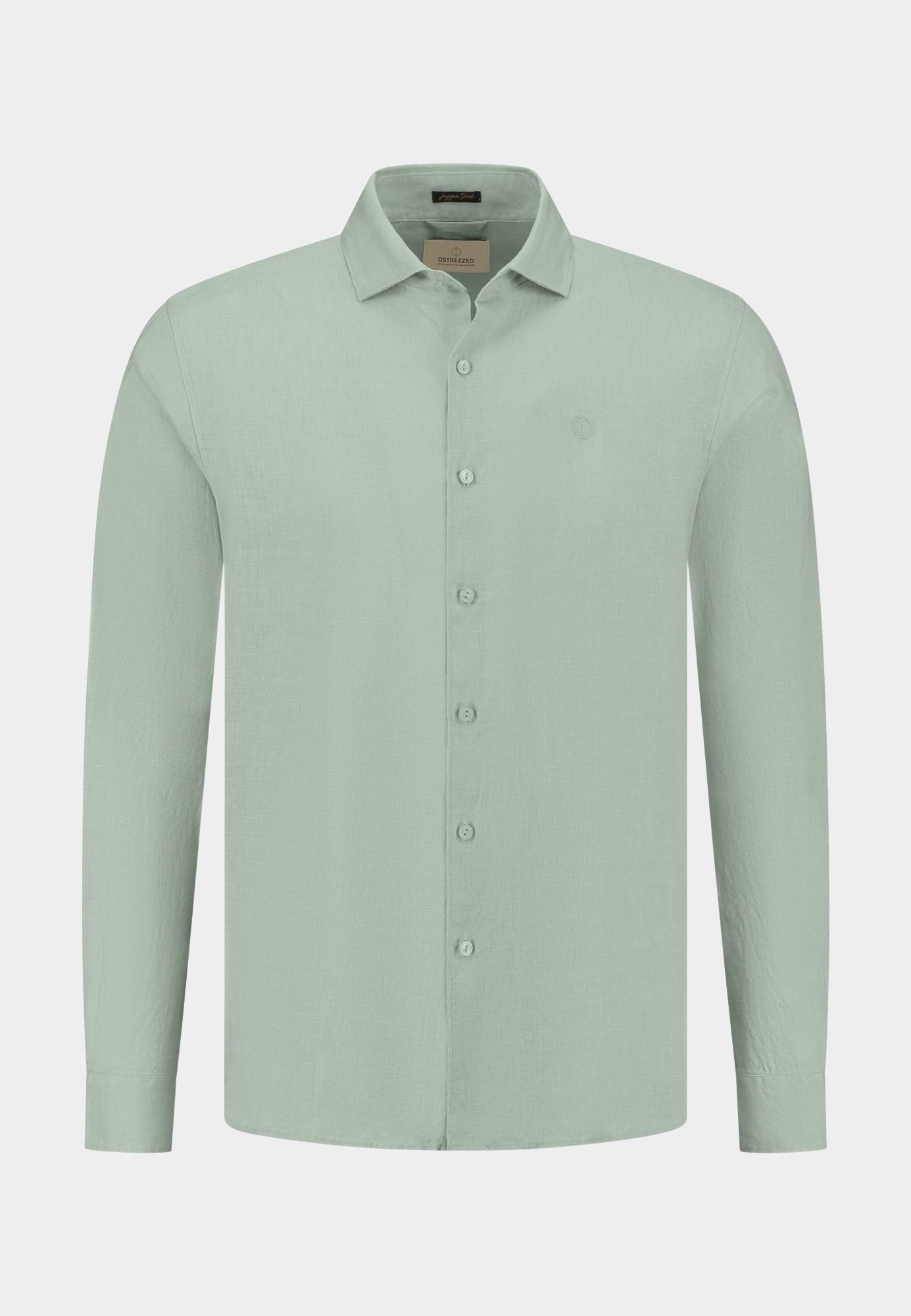 Dstrezzed Casual hemd lange mouw Groen DS_Jagger Shirt 303710-SS25/561
