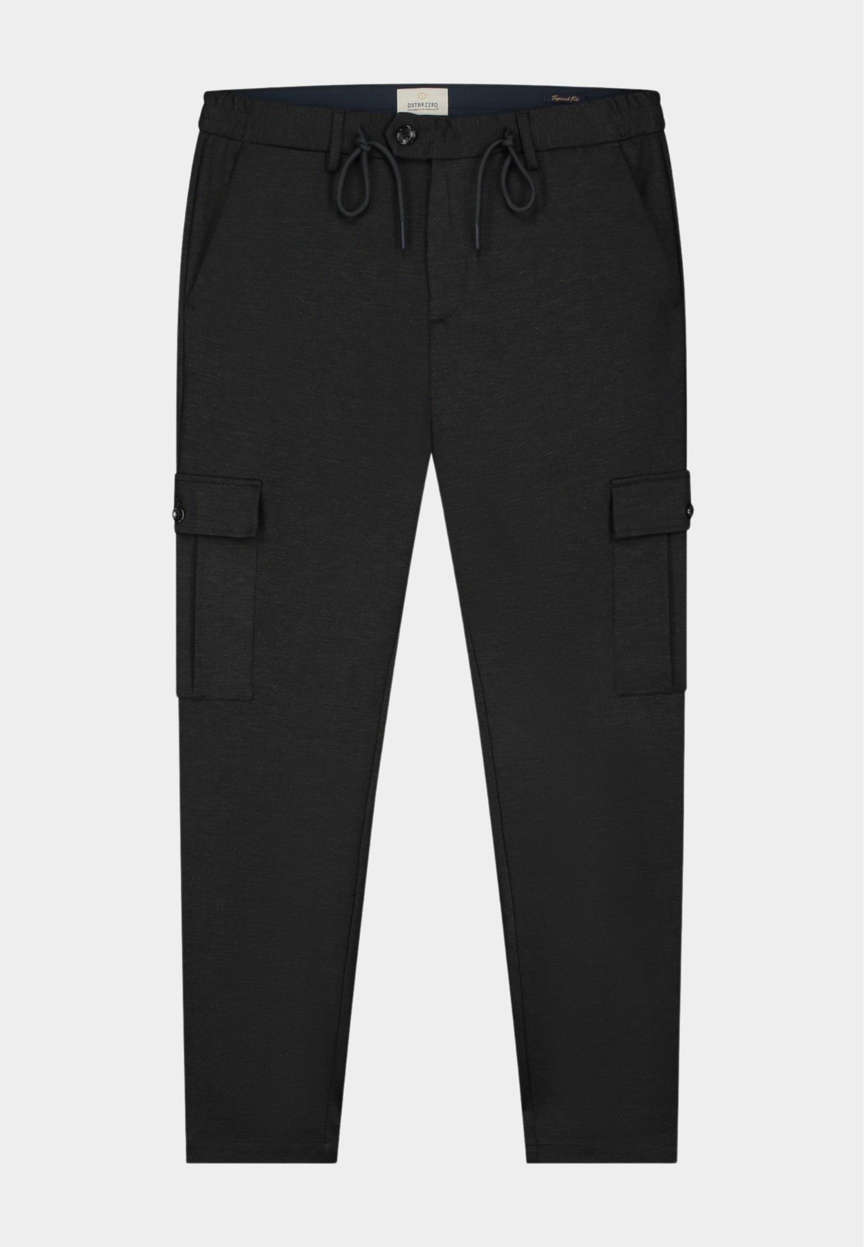 Dstrezzed Katoenen Broek Zwart Lancaster Cargo 501790/995