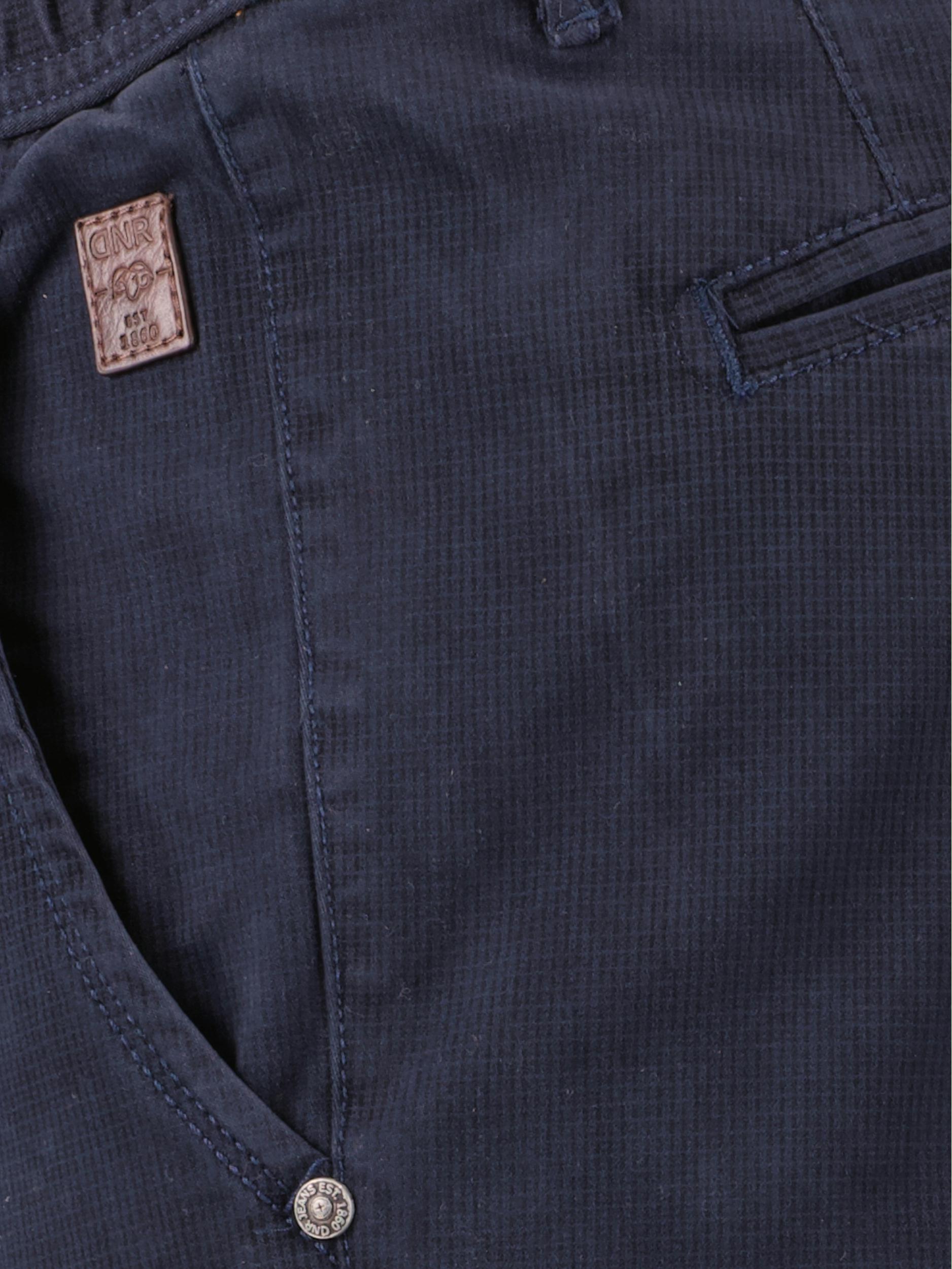 Donders 1860 Katoenen Broek Blauw Trousers 70720.2 1/790