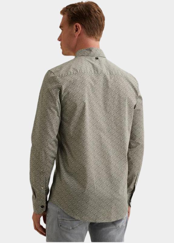 Vanguard Casual hemd lange mouw Groen LONG SLEEVE SHIRT Print on Po VSI2603221/6495