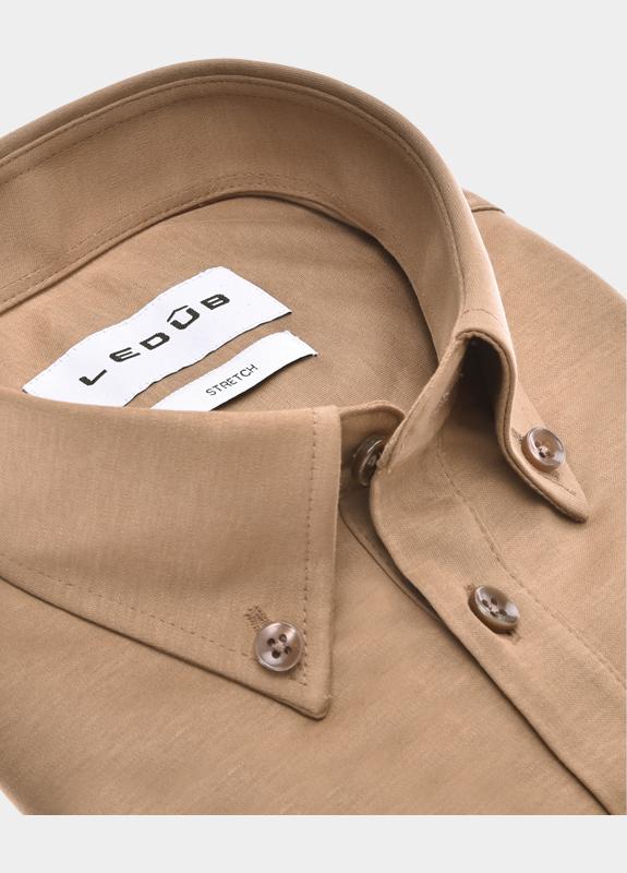 Ledub Polo korte mouw Bruin  0143306/645-000-000