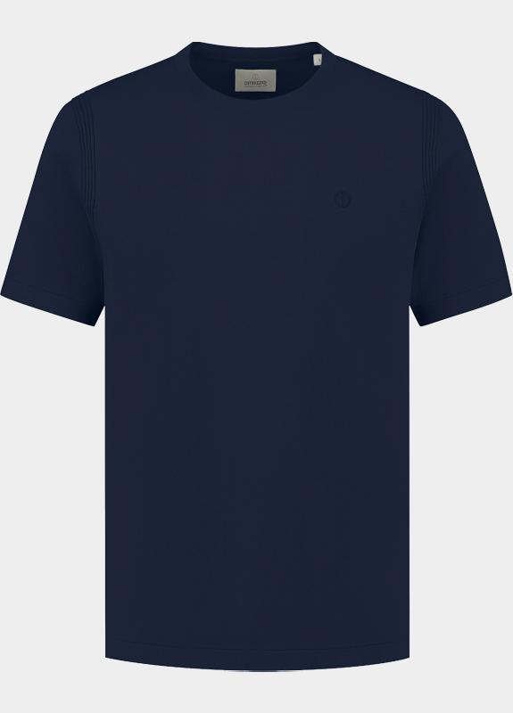 Dstrezzed T-shirt korte mouw Blauw Crew s/s Cotton Knit 420024/649