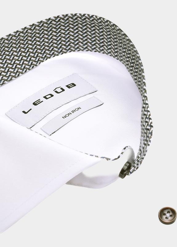 Ledub Business hemd lange mouw Wit  0702085/910-150-000