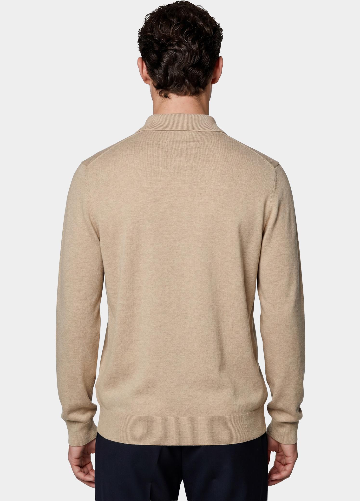 Lerros Polo lange mouwen heren Beige  2695220/141