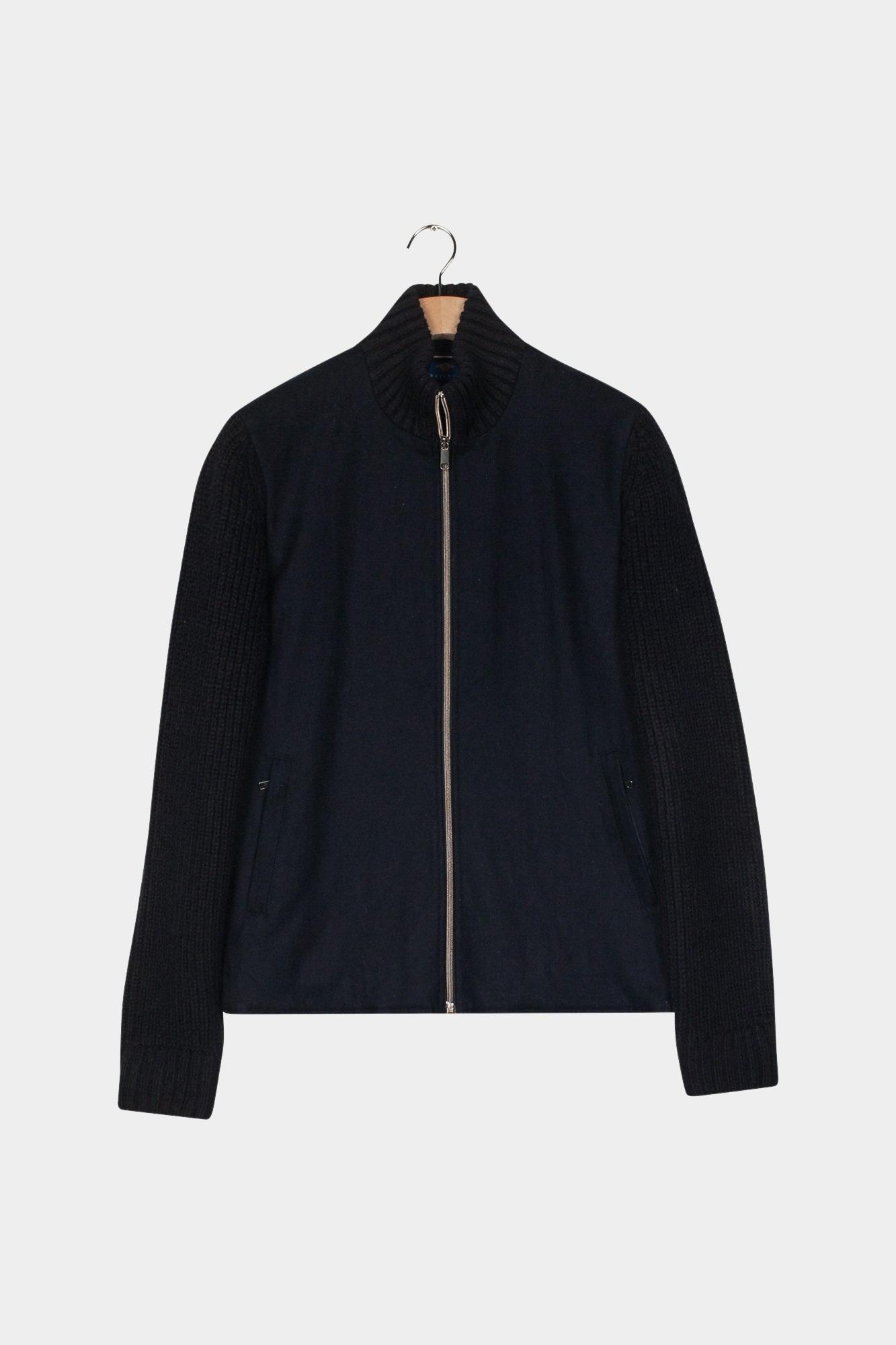 Baileys Vest Blauw Cardigan Zip  Front 522095/60