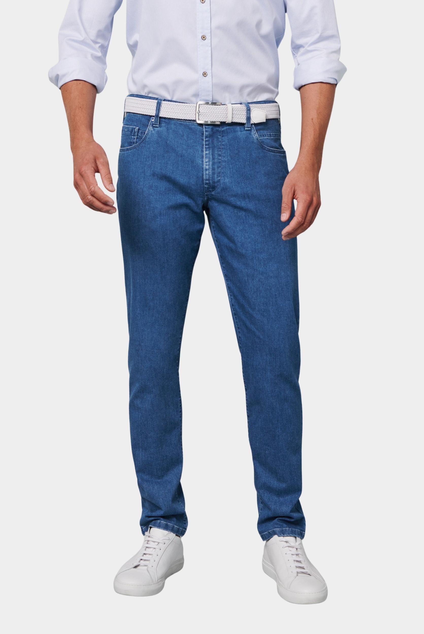 Meyer Flatfront Jeans Blauw SLIM Art.1-6230 3611623000/16