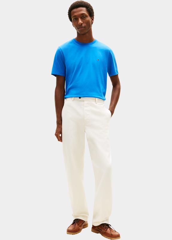 Tommy Hilfiger T-shirt korte mouw Blauw ESS SEASONAL REG FIT SOLID TE MW0MW39995/C4U