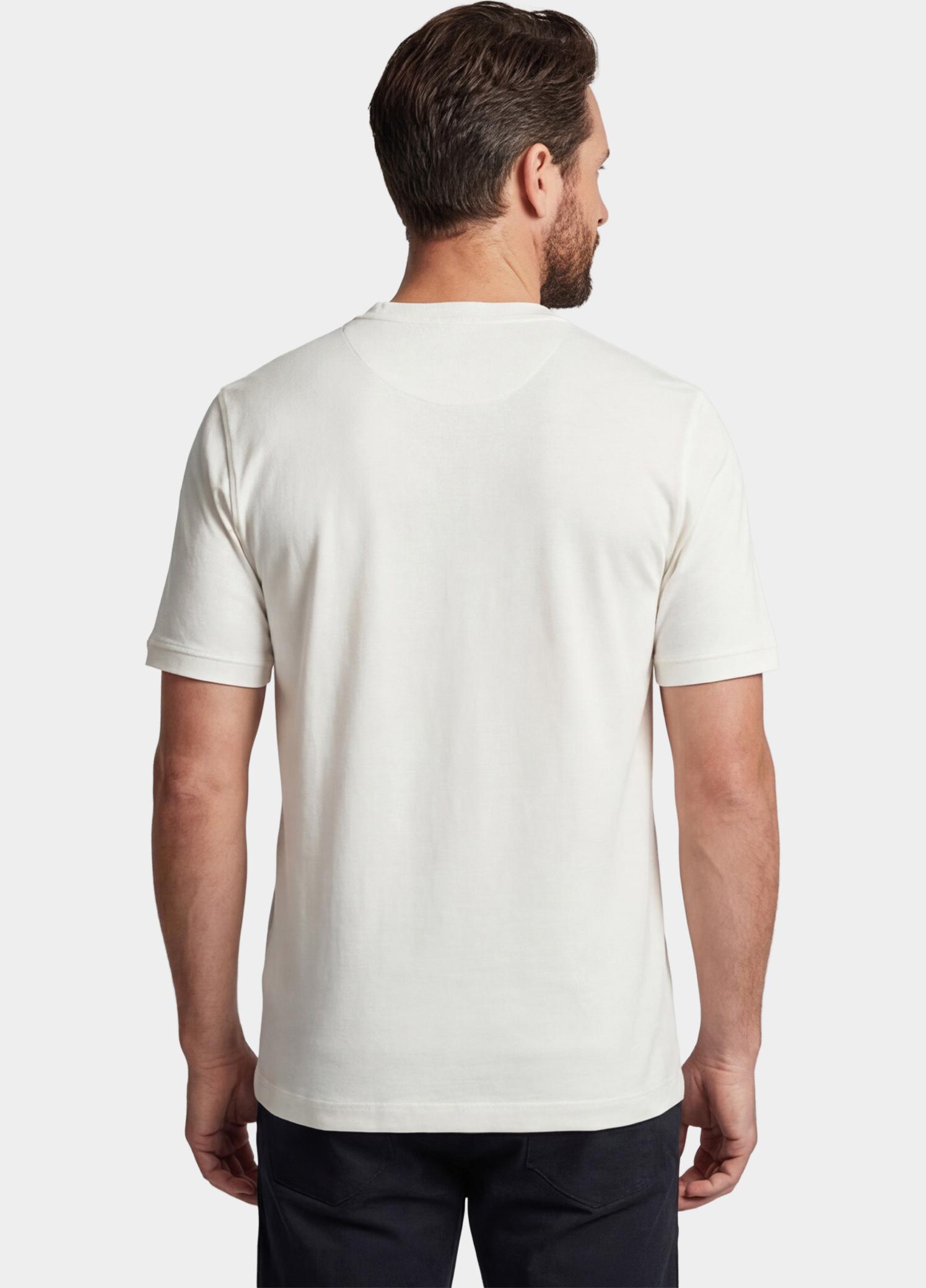 Baileys T-shirt heren Beige T-Shirt crew neck   2-tone 615077/11