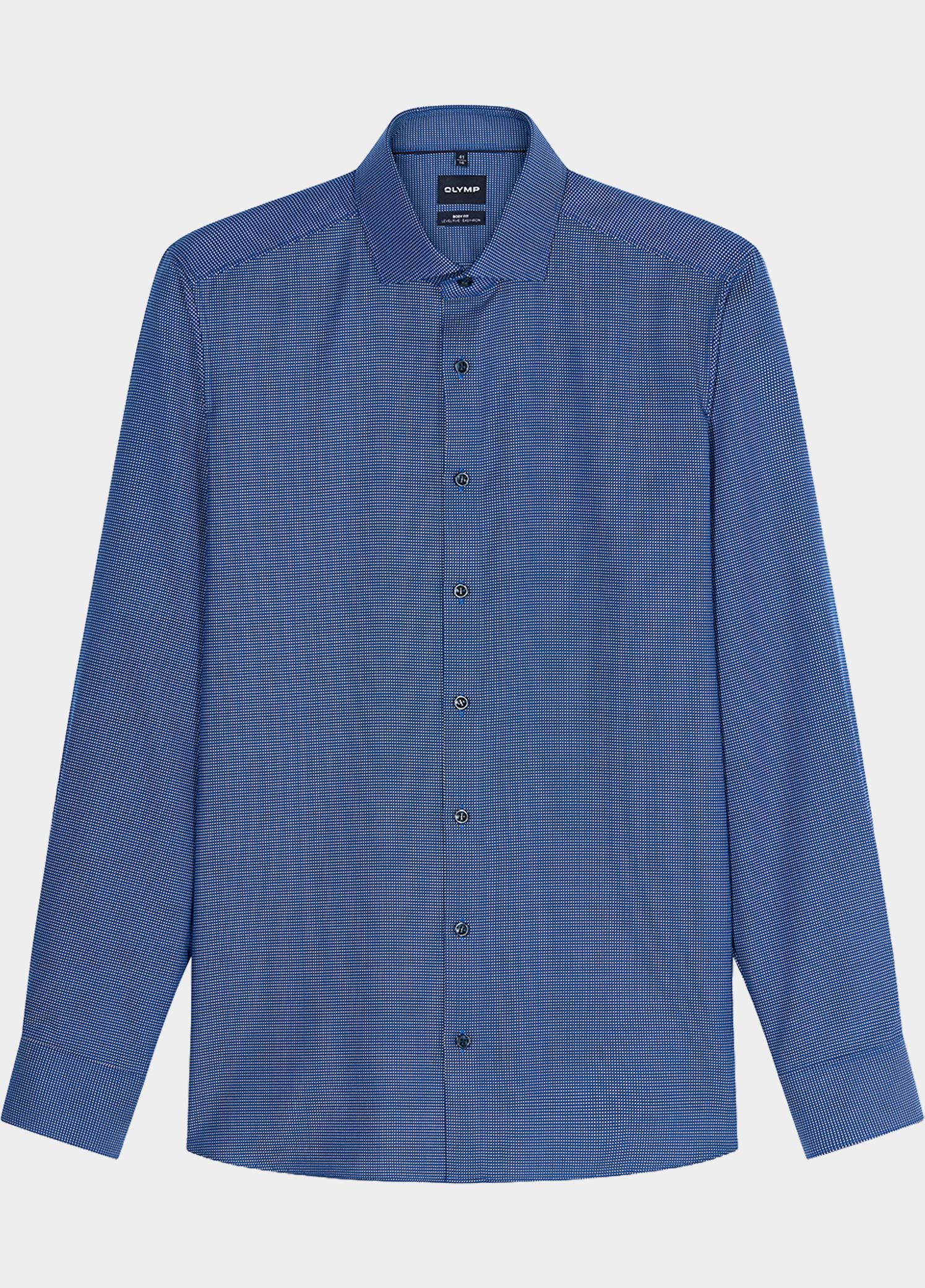 Olymp Zakelijk overhemd heren Blauw Level 5 b.f. D.2212 205824/18