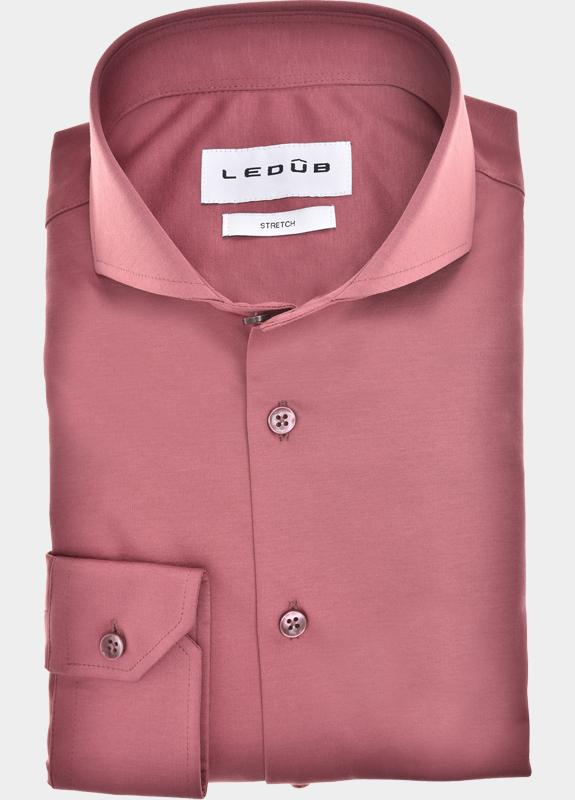 Ledub Business hemd lange mouw Rood  0143455/460-000-000