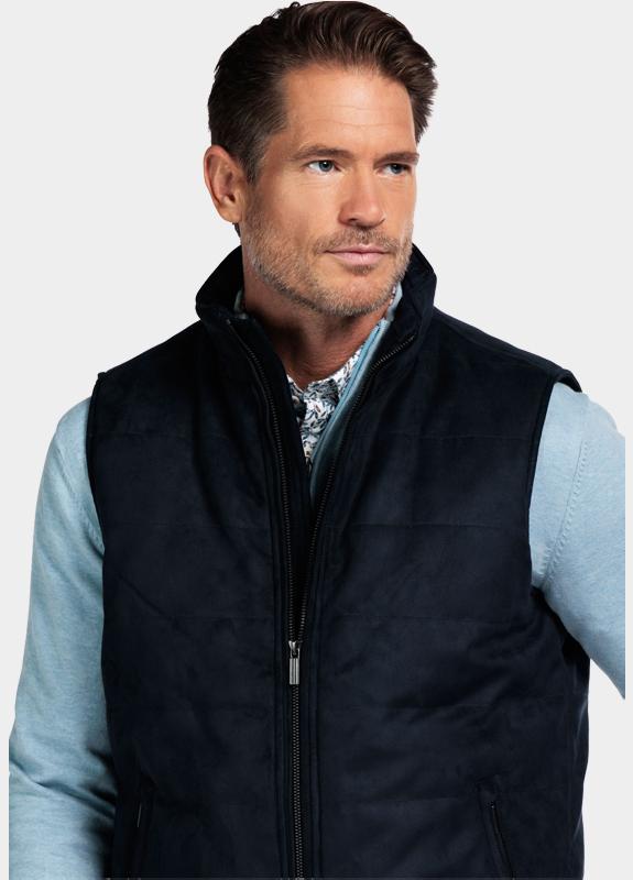Baileys Bodywarmer Blauw Bodywarmer zipped sidepockets 522585/60