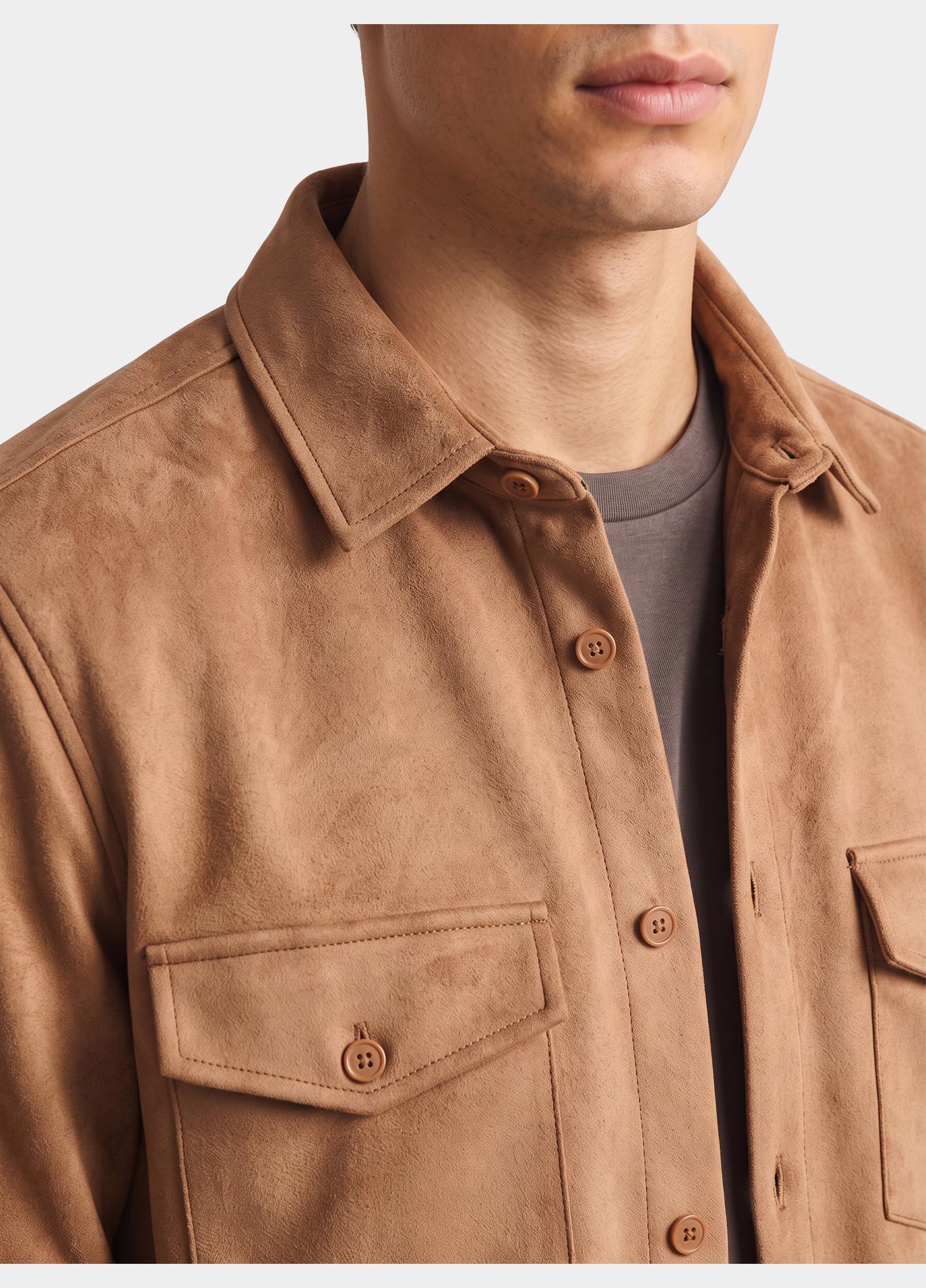 Bos Overshirt Bruin  2080/Cognac