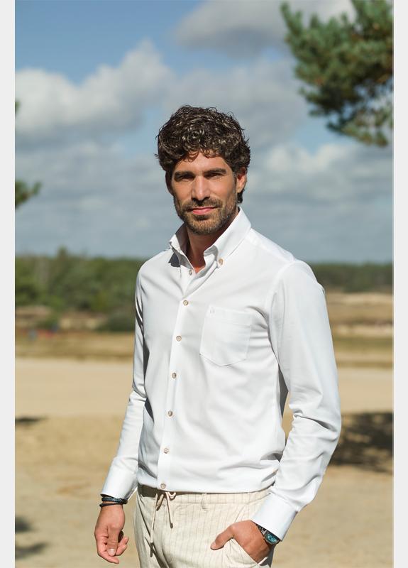 Ledub Business hemd lange mouw Wit  0143275/910-620-000