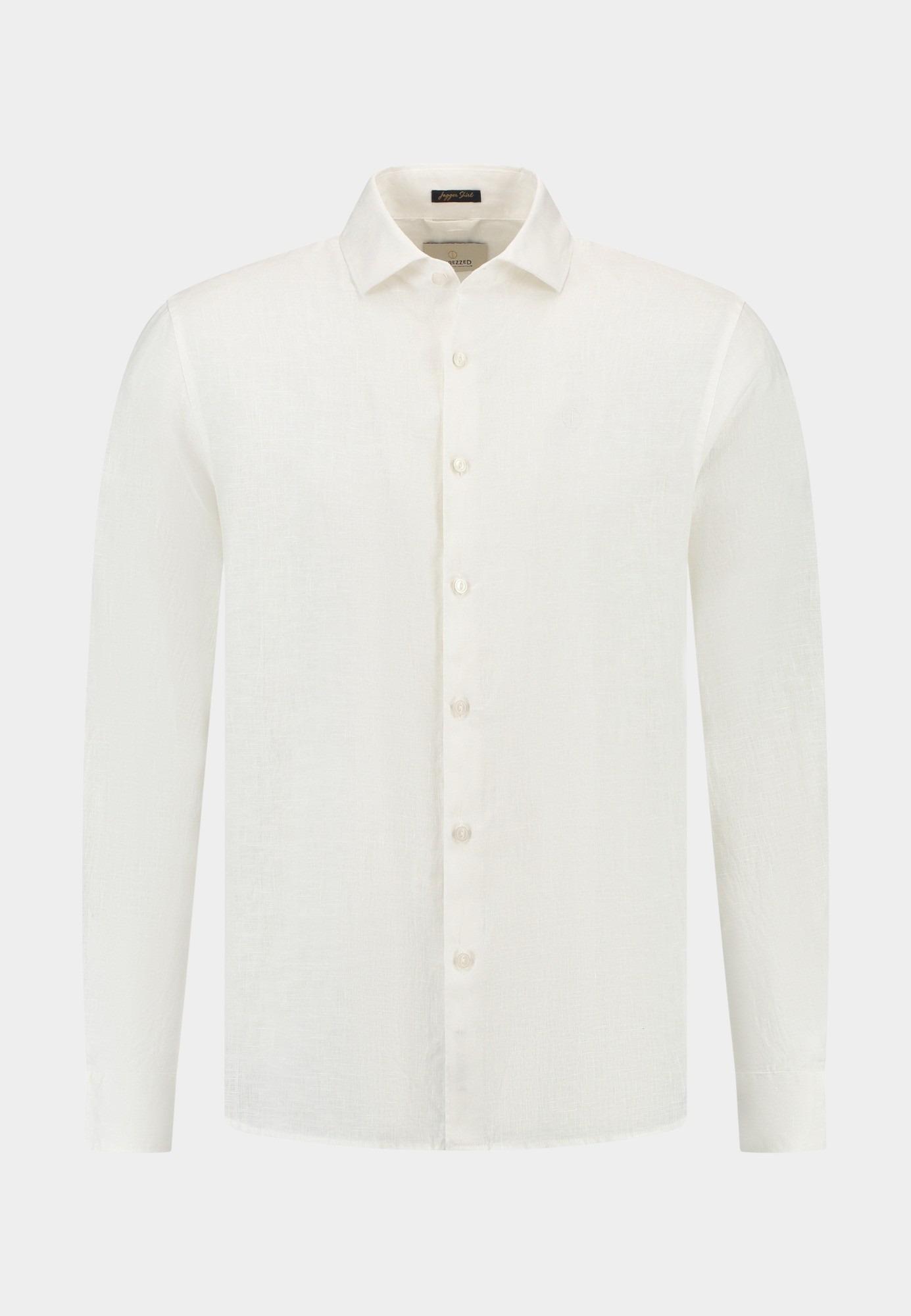 Dstrezzed Casual hemd lange mouw Wit DS_Jagger Shirt 303710-SS25/100