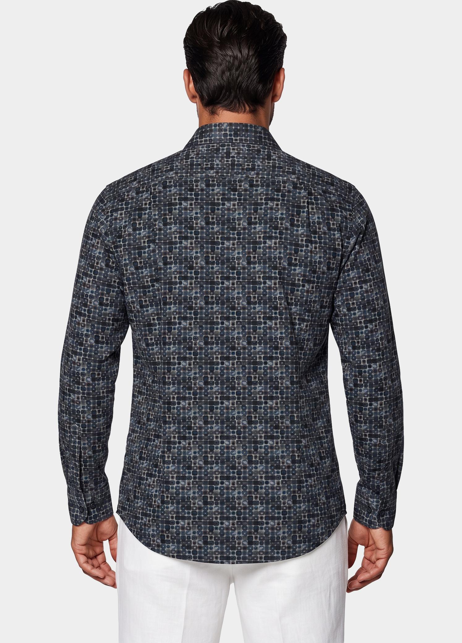 Bos Overhemd heren Grijs  21245/Grey