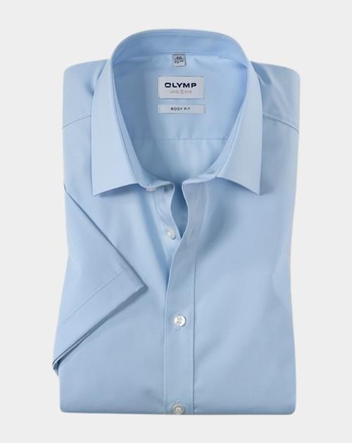 Olymp Business hemd korte mouw Blauw Level Five 609012/10