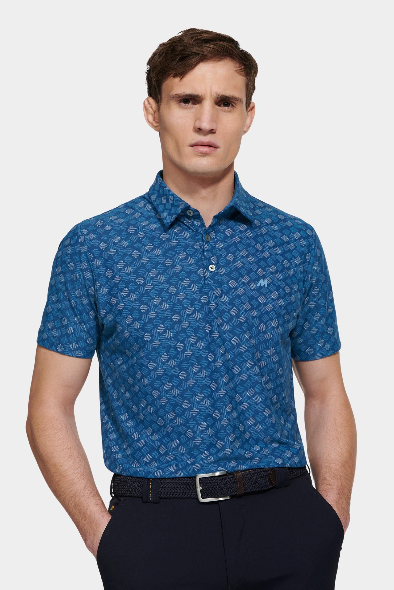 Meyer Polo korte mouw Blauw PHIL Art.9-9008 9539900800/16