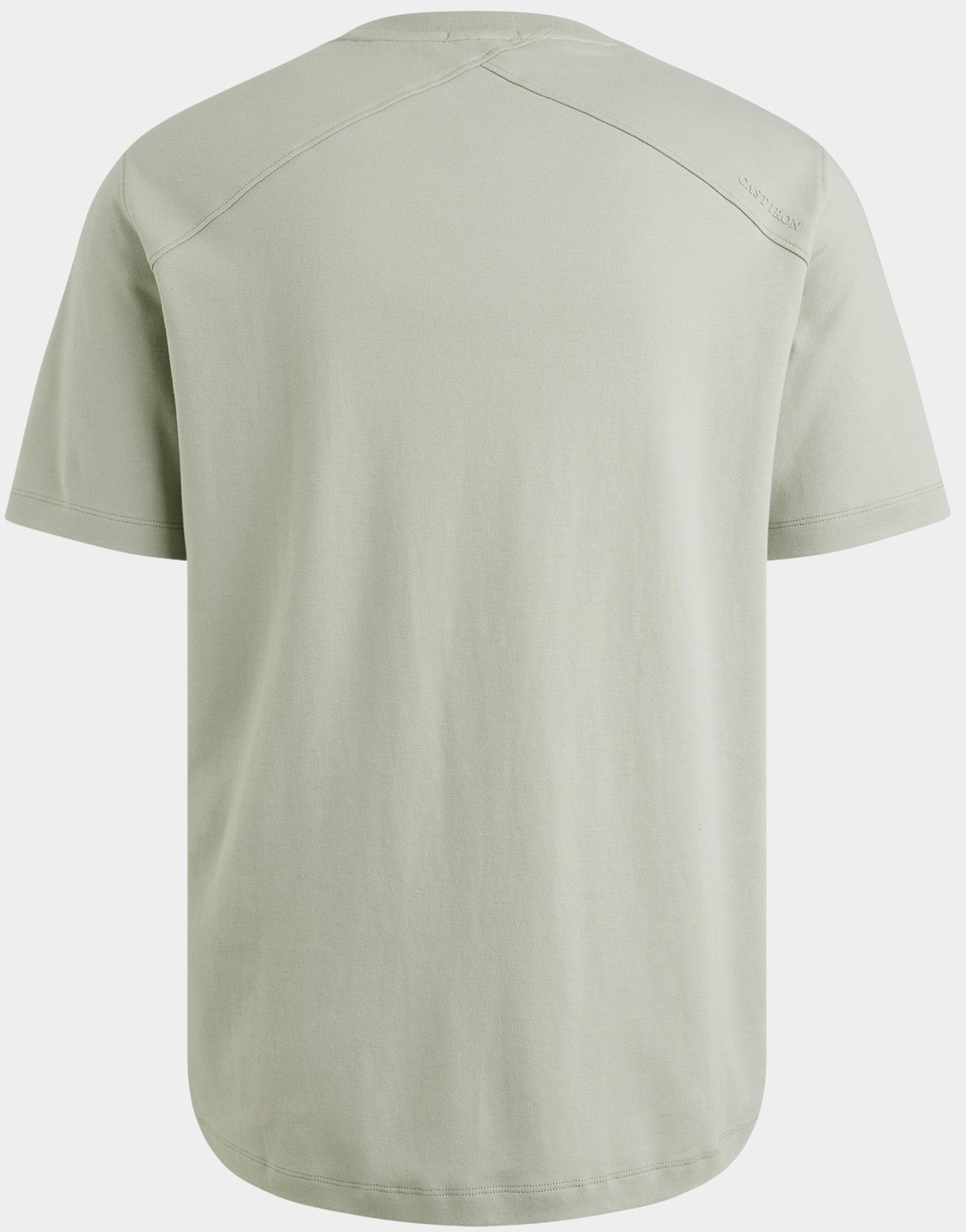 Cast Iron T-shirt korte mouw Grijs Short sleeve r-neck regular f CTSS2508588/9040