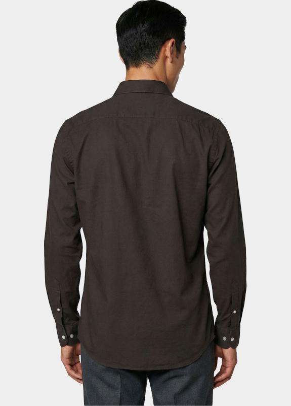Born With Appetite Overhemd heren Bruin Avenue Li-co Ws Plain Shirt L BWA26107AV01/2004