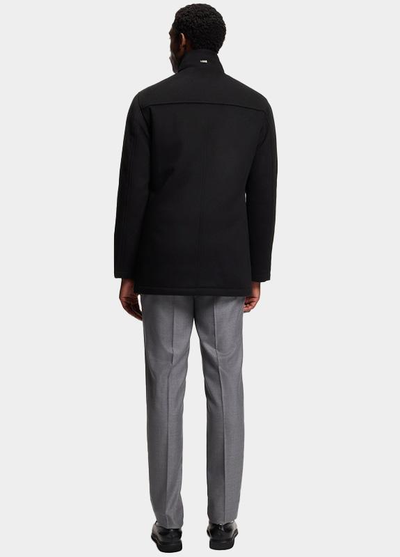 BOSS Black Wollen Jas Zwart H-Coxtan-234 10273687 01 50549193/001