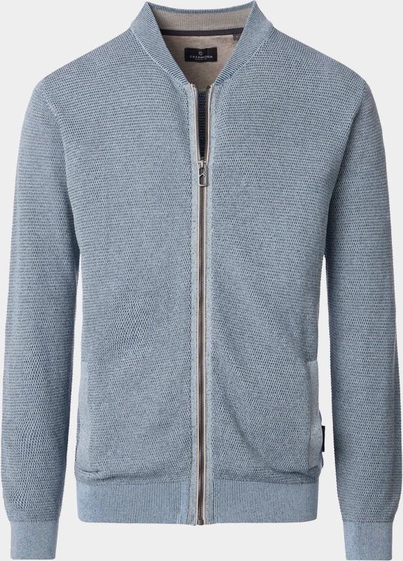 Casamoda Vest Blauw Strickjacke SNOS 454479100/122