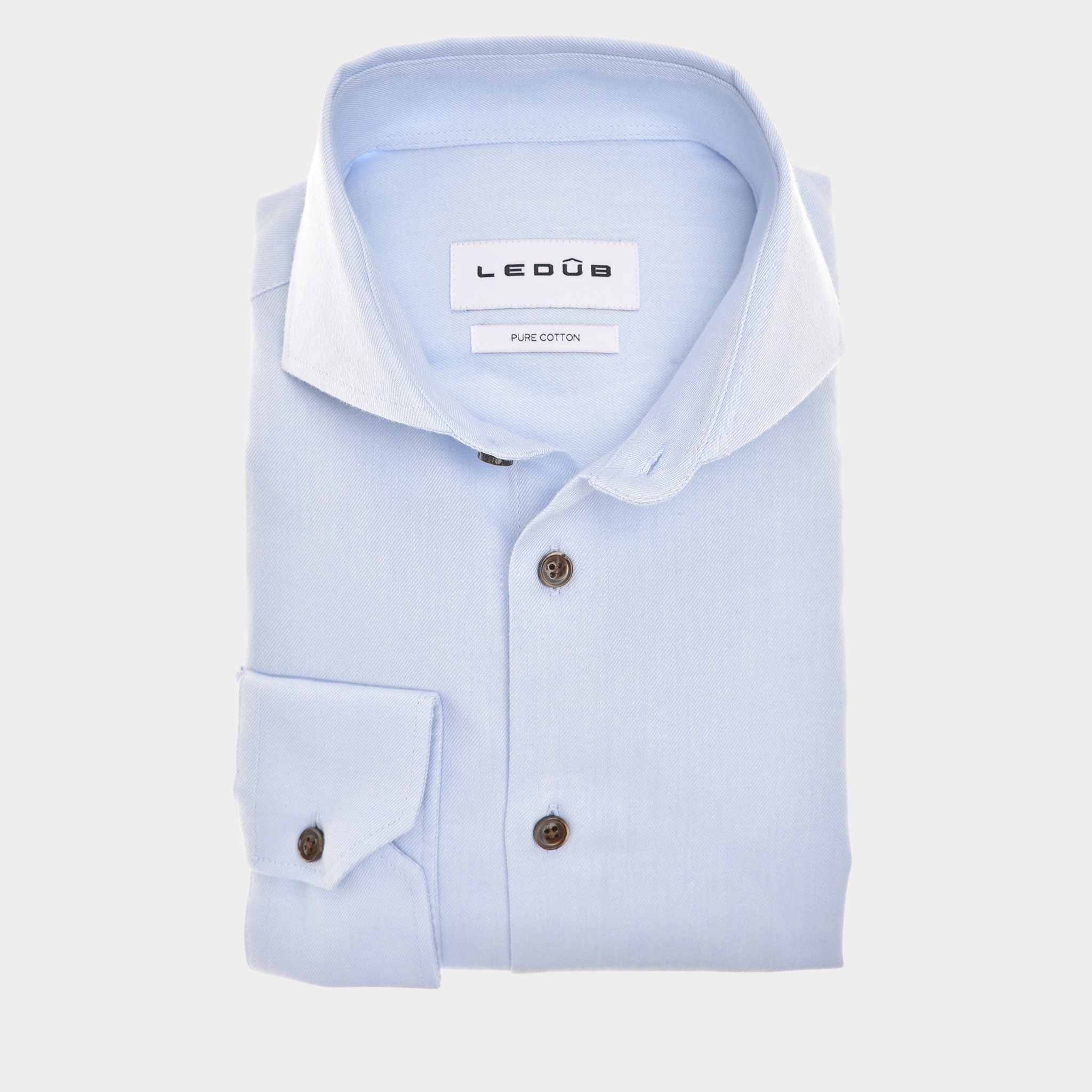 Ledub Business hemd lange mouw Blauw LE24214 SF 5 0142747/130-000-000