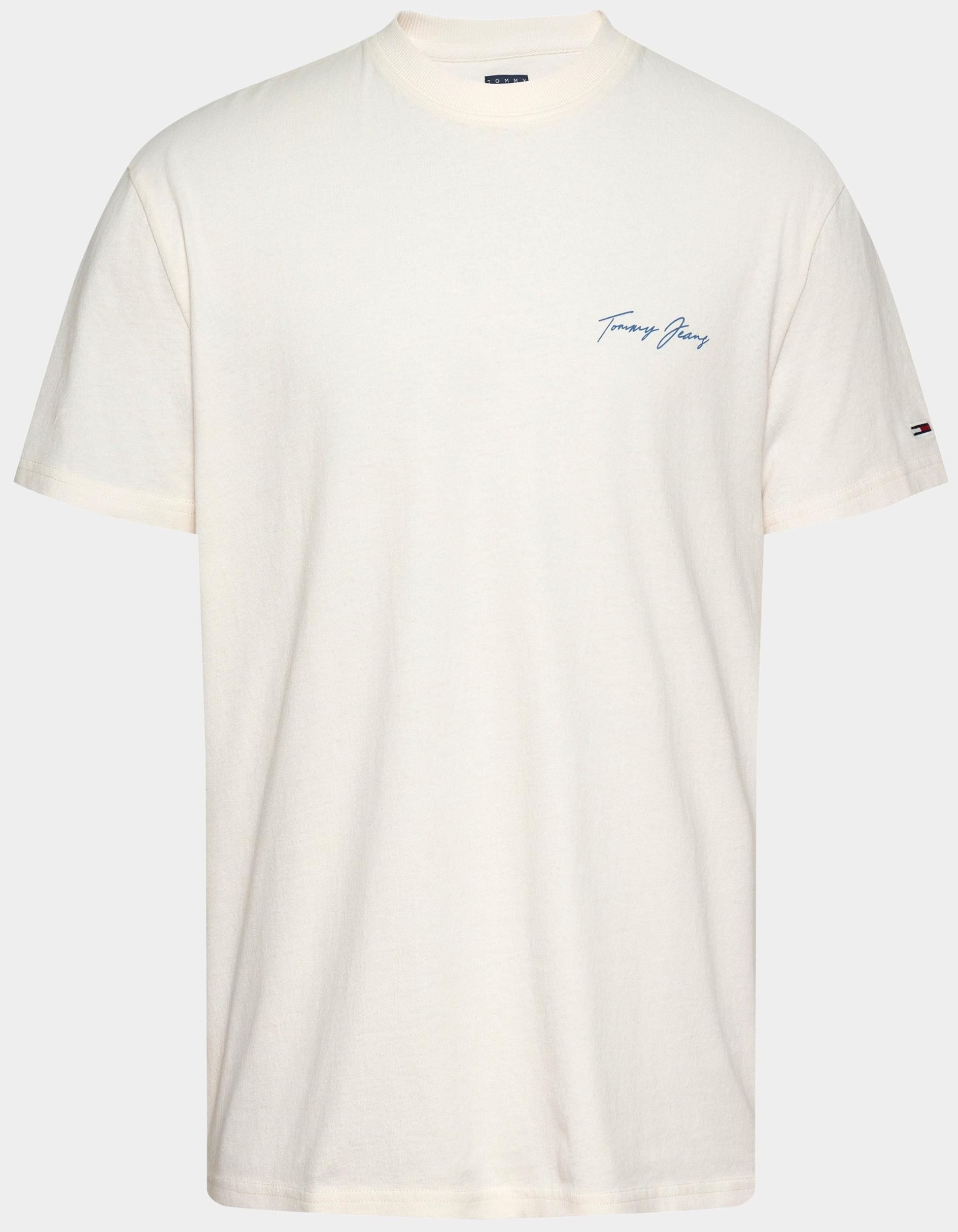 Tommy Jeans T-shirt korte mouw Wit TJM REG SIG SAILING SS TEE EX DM0DM21868/YBH