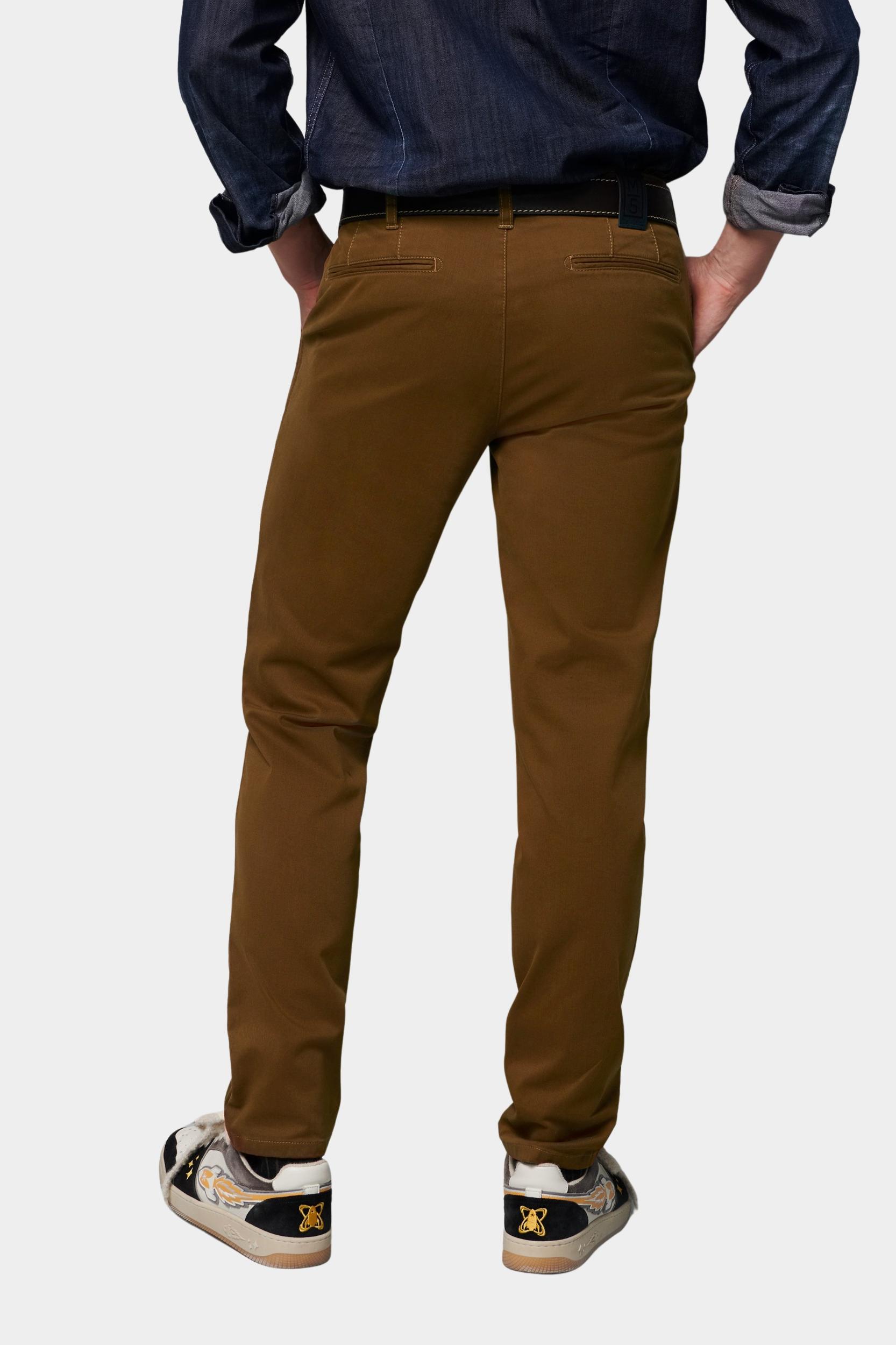 Meyer Katoenen Broek Bruin CHINO Art.9-6001 3649600100/43