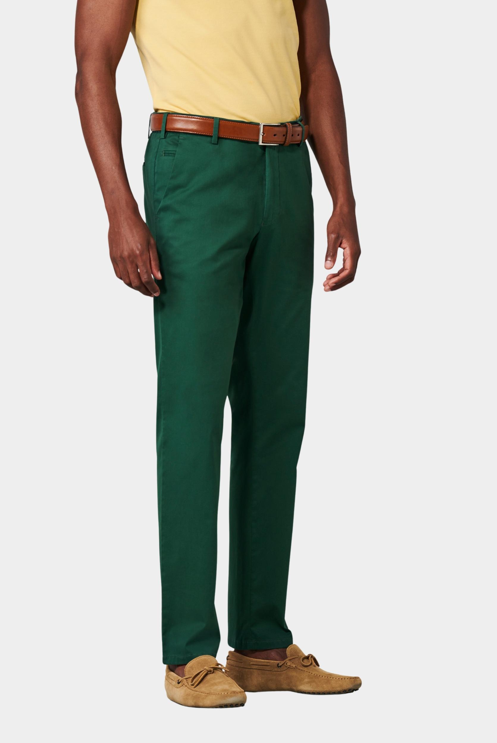 Meyer Katoenen Broek Groen BONN Art.1-8096 1021809600/29