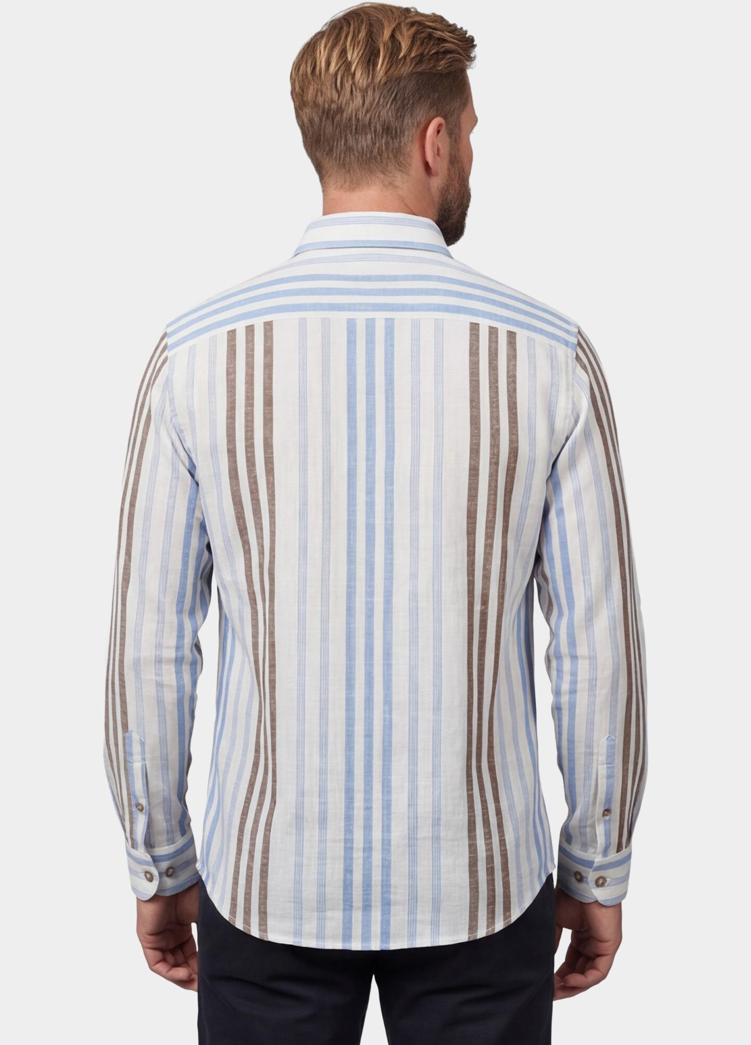 Giordano Overhemd heren Blauw Ivy Long Sleeve Button Down S 617109/61