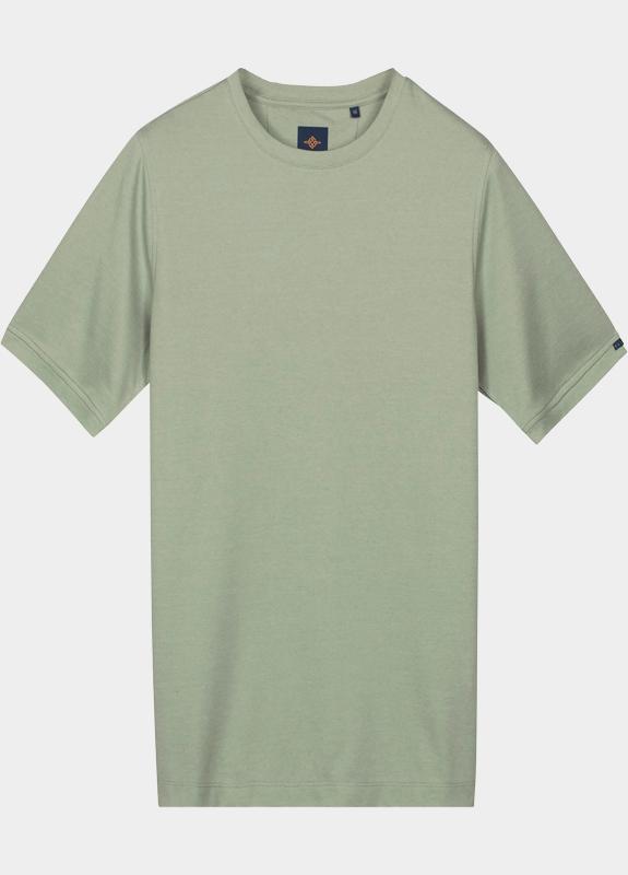 Baileys T-shirt heren Groen T-Shirt crew neck   2-tone 615077/72