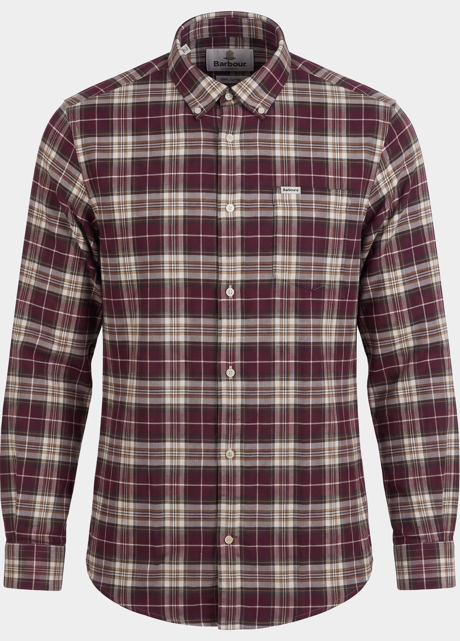 Barbour Overhemd heren Rood Telfield MSH5637/RE86