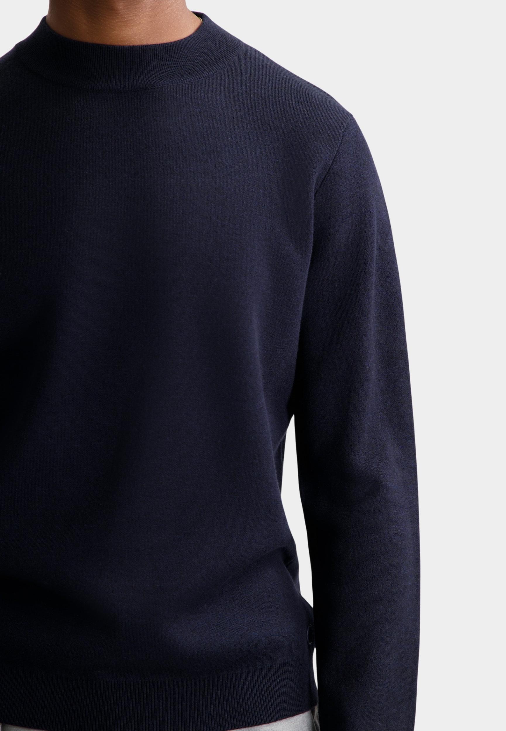 Dstrezzed Pullover Blauw Archer Mocknek 405940/649
