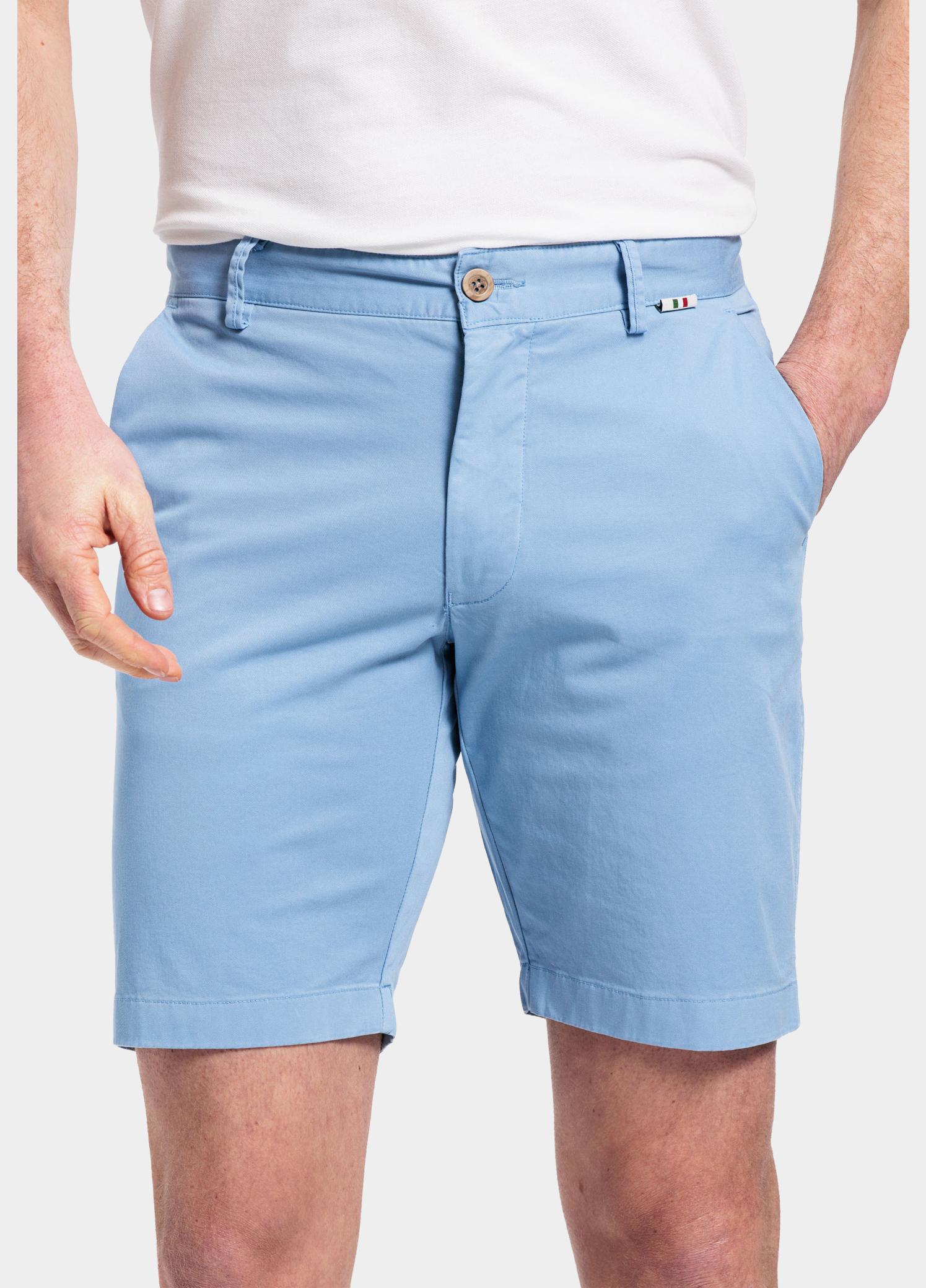 Giordano Korte Broek heren Blauw Stockholm Short Garment Dyed 411115/61