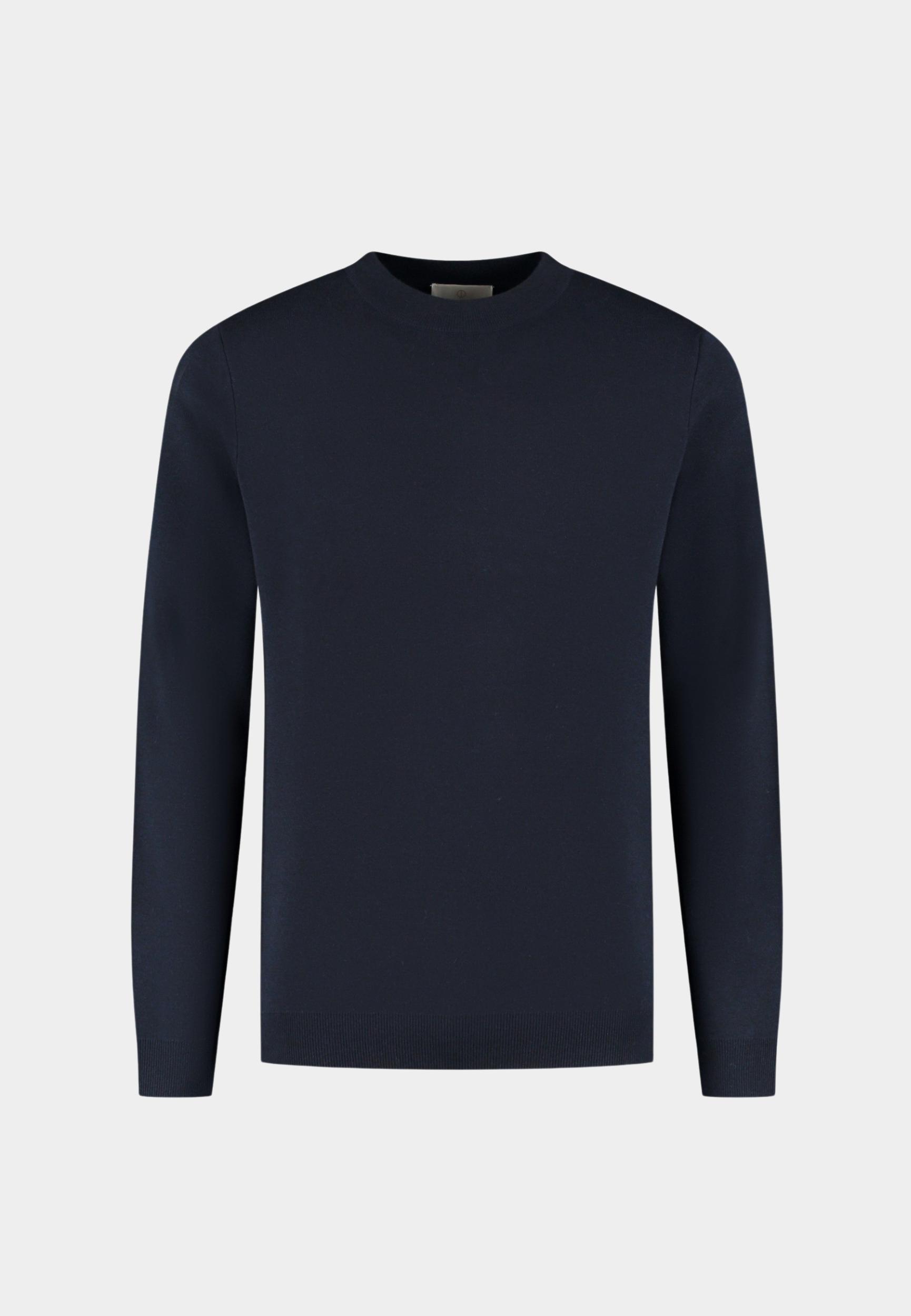Dstrezzed Pullover Blauw Archer Mocknek 405940/649